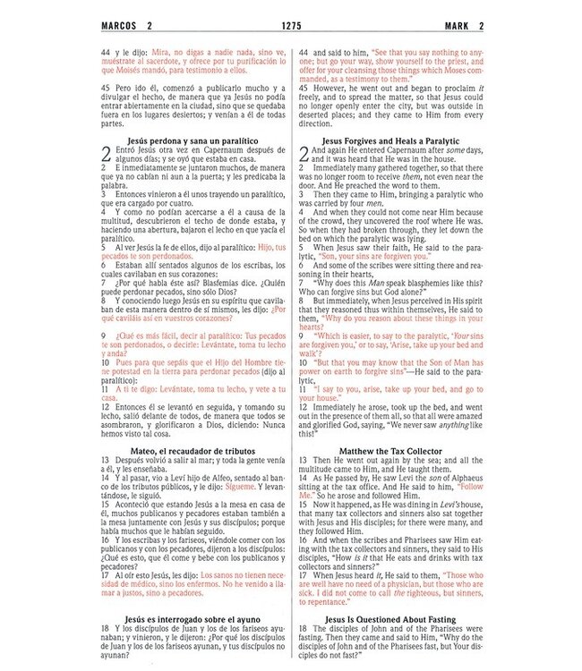 Biblia Bilingüe RVR 1960-NKJV, Enc. Dura (RVR 1960-NKJV Bilingual Bible, Hardcover)