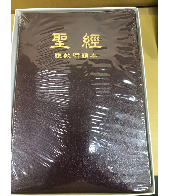 聖經：護教研讀本（仿皮燙金紅色）