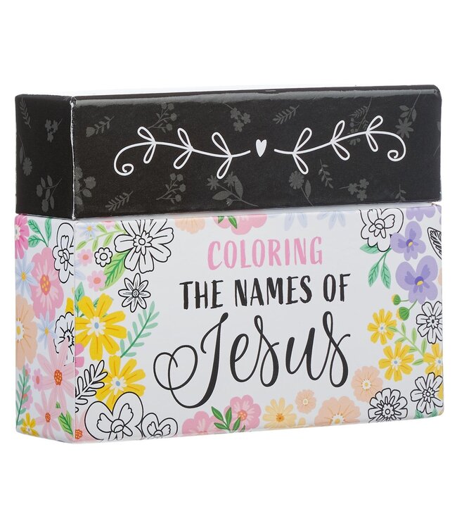Coloring the Names of Jesus Boxed Cards | 耶穌名字——盒裝填色卡
