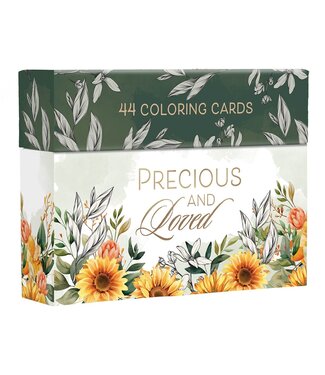 Christian Art Gifts Precious and Loved Boxed Coloring Cards