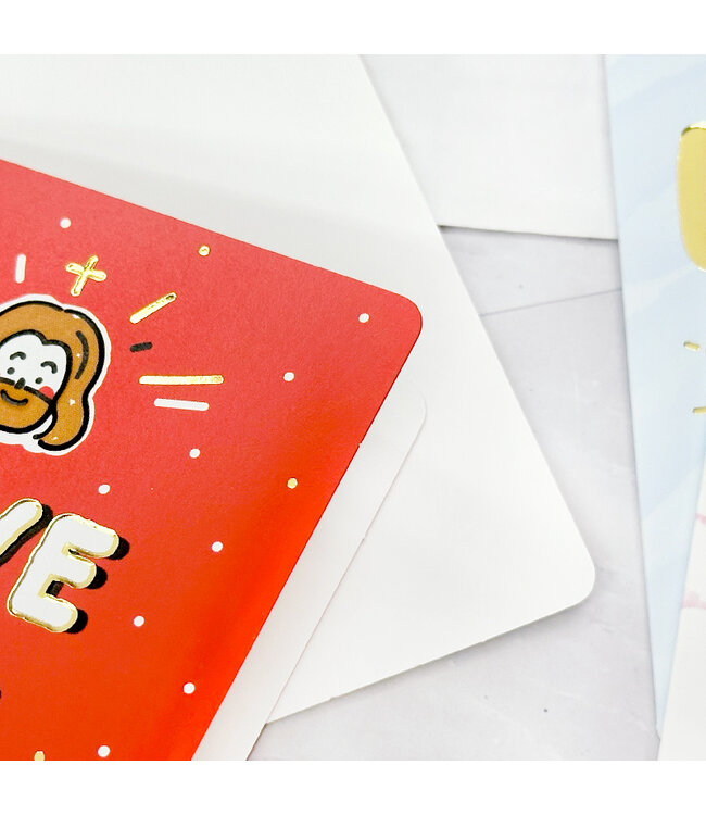 主愛經文禮卡（彩心）