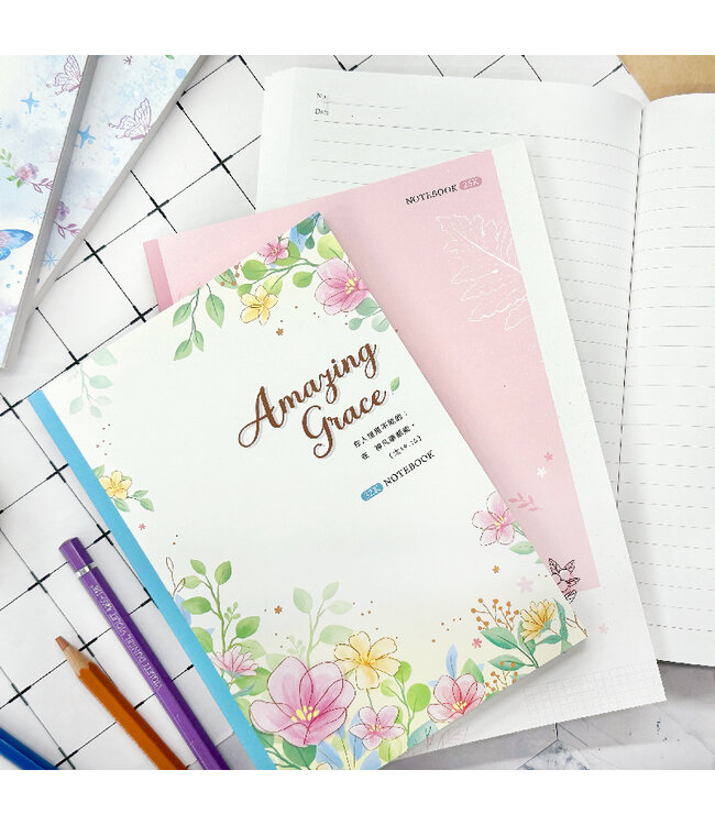經文32K橫線加厚筆記——藍蝶