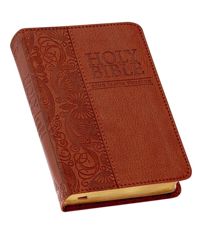 Toffee Brown Faux Leather King James Version Pocket Bible