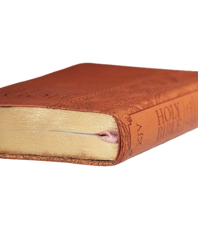 Toffee Brown Faux Leather King James Version Pocket Bible