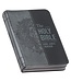 Gray Lion Faux Leather King James Version Pocket Bible with Zipper Closure