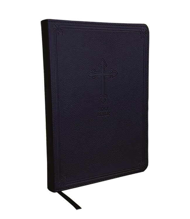 KJV, Value Thinline Bible, Large Print, Leathersoft, Black, Comfort Print