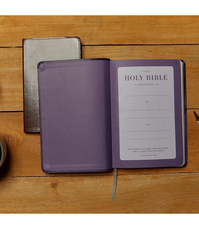 KJV, Value Thinline Bible, Large Print, Leathersoft, Black, Comfort Print