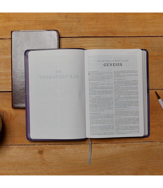 KJV, Value Thinline Bible, Large Print, Leathersoft, Black, Comfort Print