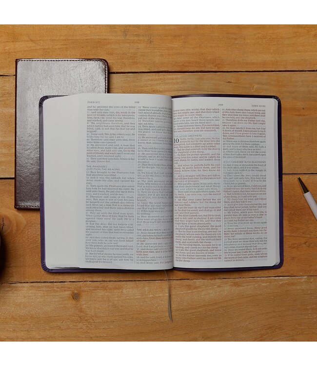 KJV, Value Thinline Bible, Large Print, Leathersoft, Black, Comfort Print