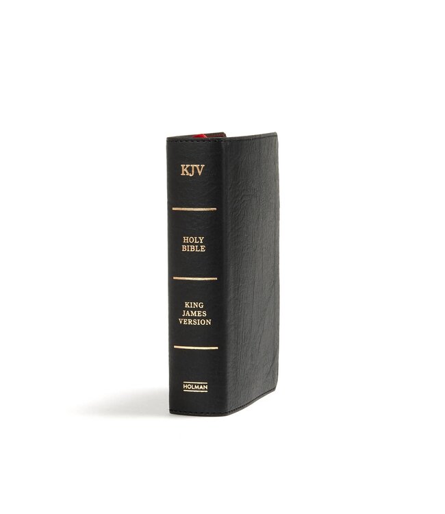 KJV Large Print Compact Reference Bible-Black LeatherTouch