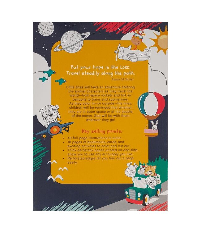 God Is With Me Wherever I Go! Coloring Adventure for Kids