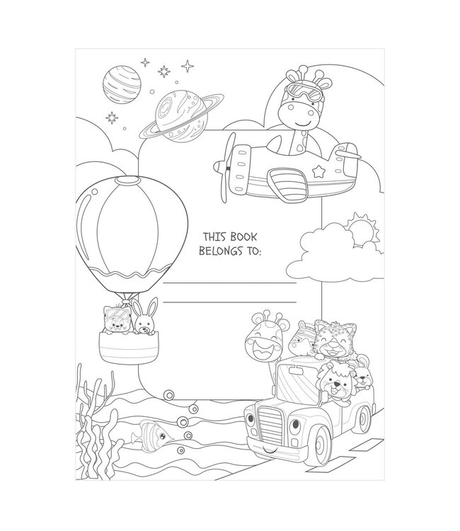 God Is With Me Wherever I Go! Coloring Adventure for Kids