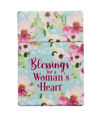 Christian Art Gifts 祝福金句卡 - Blessings For A Woman's Heart Box of Blessings