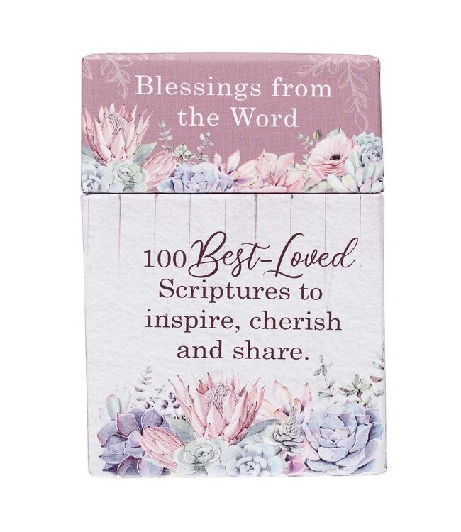 Favorite Bible Verses to Bless Your Heart Box of Blessings | 祝福金句卡