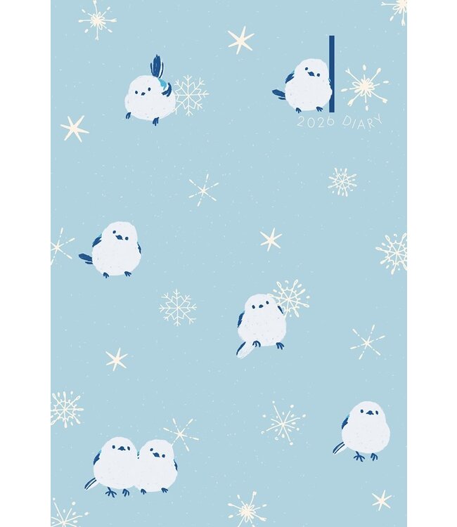 2026校園週曆【do手帳】好雀躍 | 32K方眼格直式左翻頁碼週誌