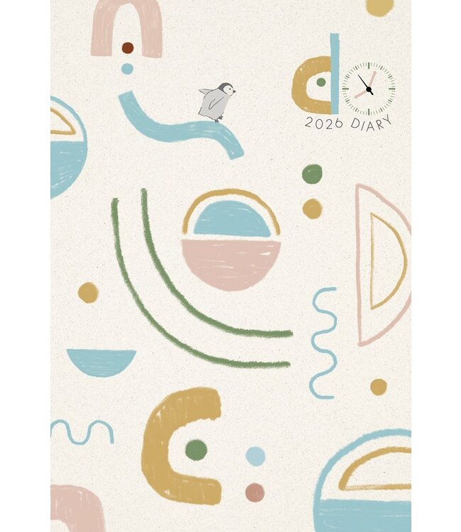 2026校園週曆【do手帳】出企玩 | 32K方眼格直式左翻頁碼週誌