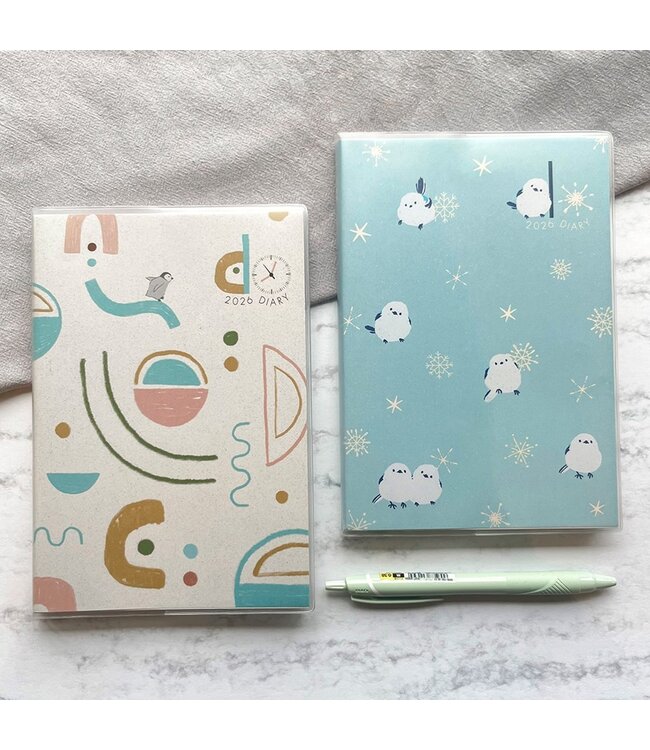 2026校園週曆【do手帳】出企玩 | 32K方眼格直式左翻頁碼週誌