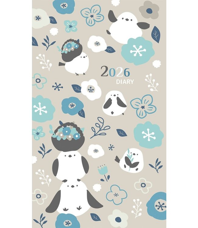 2026校園週曆【經典版】小雀幸 | 42K橫式週誌卡紙精裝