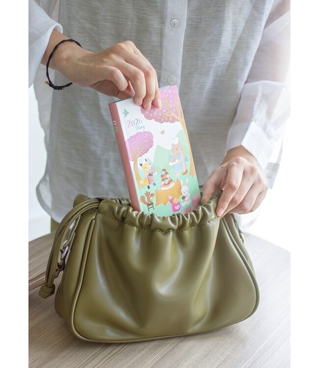 2026校園週曆【經典版】小雀幸 | 42K橫式週誌卡紙精裝