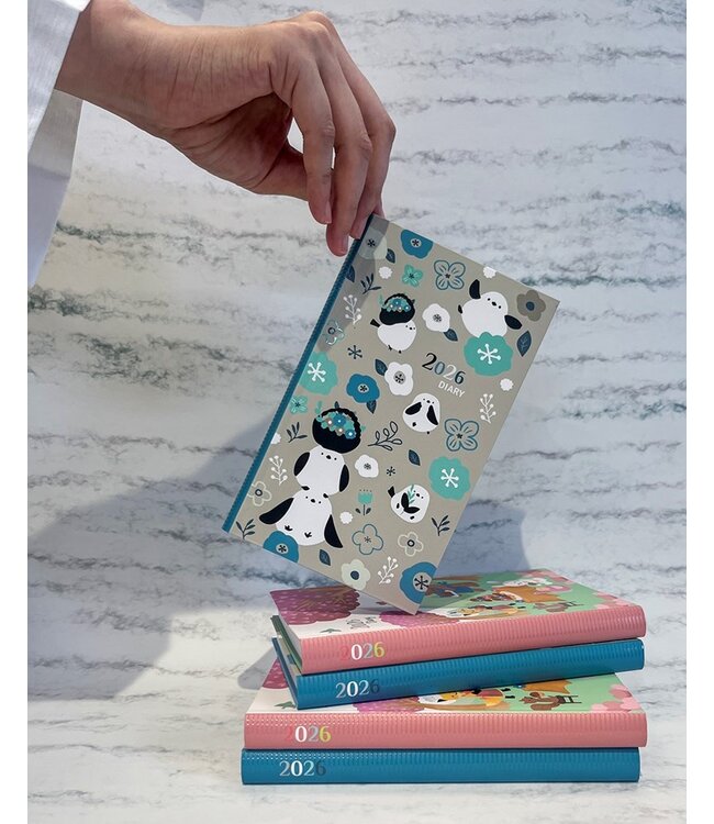 2026校園週曆【經典版】小雀幸 | 42K橫式週誌卡紙精裝