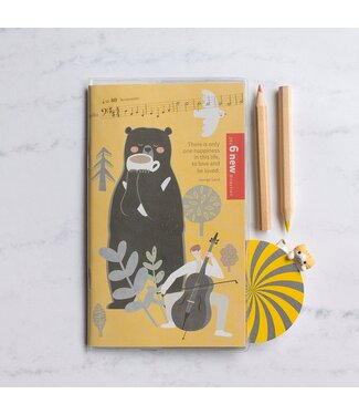 台灣校園書房 Campus Books 2026校園週曆【新標竿】熊蓋賀 | 48K月計畫膠皮騎馬釘