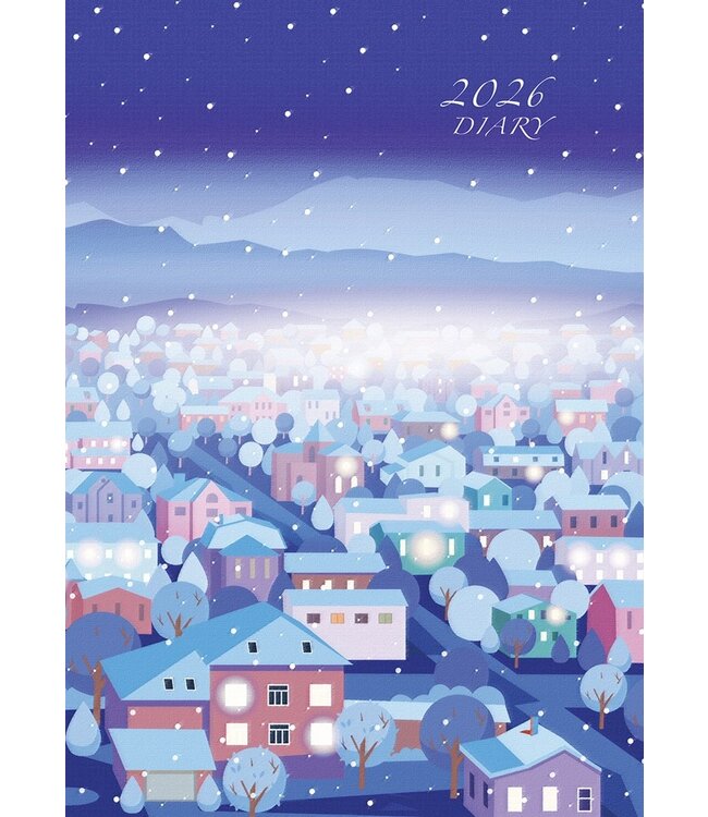 2026校園週曆【經典版】柳絮紛飛 | 25K橫式週誌卡紙精裝