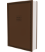 NIV Value Thinline Bible/Large Print (Comfort Print)-Chocolate Leathersoft