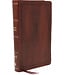 NKJV Personal Size Large Print Reference Bible (Comfort Print)-Brown Leathersoft
