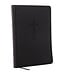 NKJV Thinline Bible/Large Print (Comfort Print)-Charcoal Leathersoft