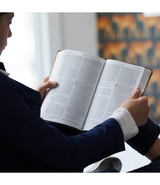 NKJV Holy Bible For Kids (Comfort Print)-Brown Leathersoft