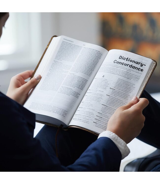 NKJV Holy Bible For Kids (Comfort Print)-Brown Leathersoft