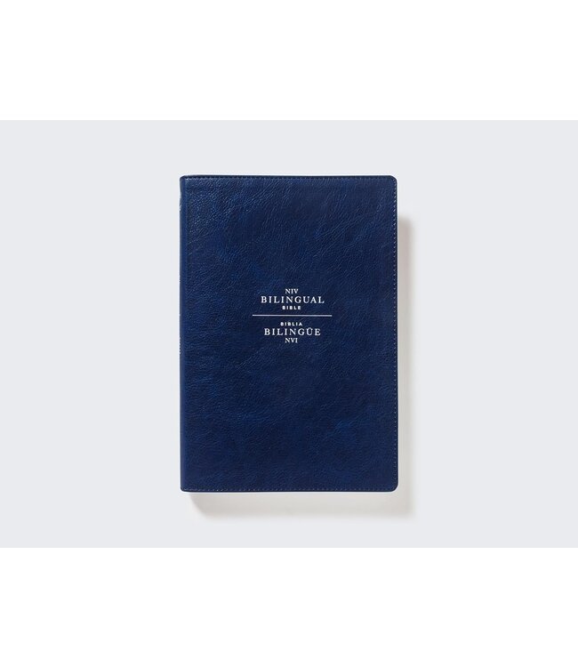 Niv/NVI Bilingual Bible, Revised Text 2022, Leathersoft, Navy / Niv/Nvi, Biblia Bilingüe, Revisión 2022, Leathersoft, Azul Añil