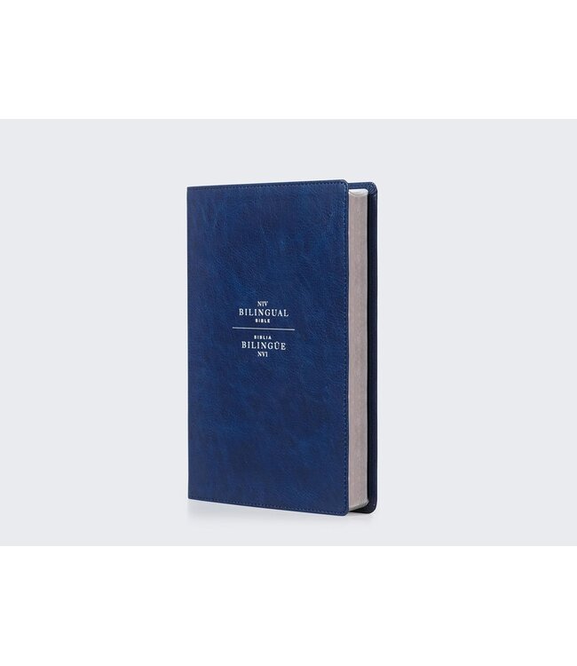Niv/NVI Bilingual Bible, Revised Text 2022, Leathersoft, Navy / Niv/Nvi, Biblia Bilingüe, Revisión 2022, Leathersoft, Azul Añil