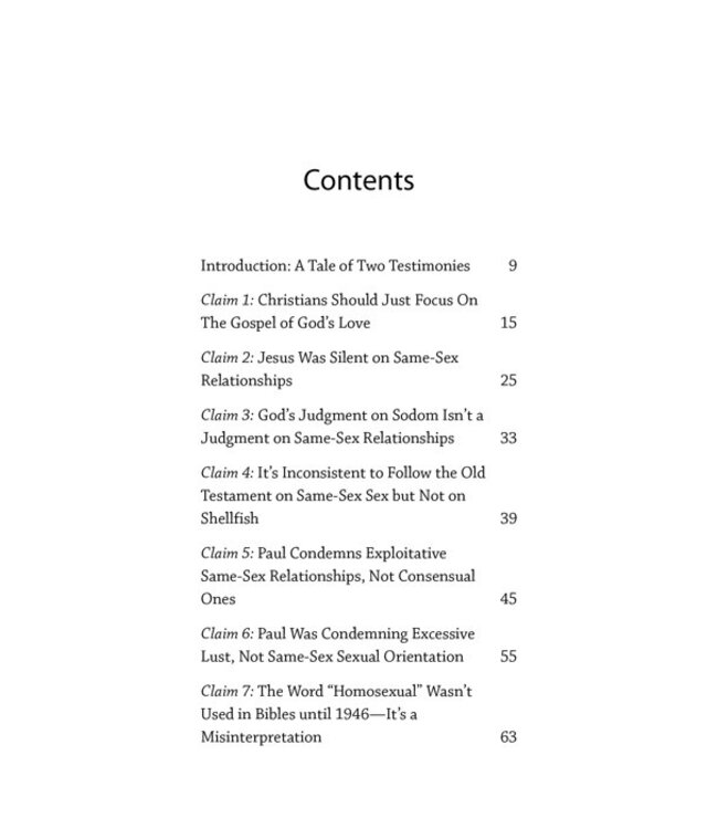 Does the Bible Affirm Same-Sex Relationships?: Examining 10 Claims about Scripture and Sexuality