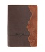 Faith Chestnut Brown Faux Leather Classic Journal with Zipper Closure - Matthew 17:20 | 仿皮拉鍊筆記本