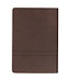 Faith Chestnut Brown Faux Leather Classic Journal with Zipper Closure - Matthew 17:20 | 仿皮拉鍊筆記本