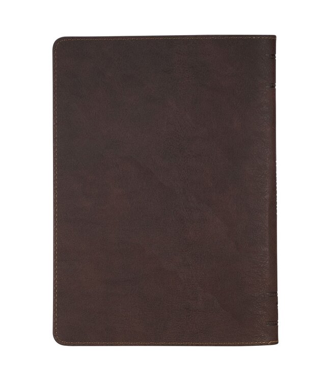 The Plans Cocoa Brown and Taupe Faux Leather Classic Journal with Zipper Closure - Jeremiah 29:11 | 仿皮拉鍊筆記本
