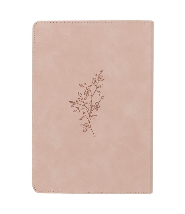 Trust Mottled Blush Faux Leather Classic Journal - Proverbs 3:5 | 仿皮筆記本