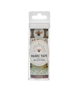 Christian Art Gifts Psalm 23 Floral Washi Tape Set | 和紙膠帶套裝