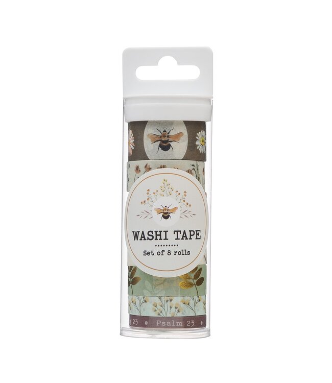 Psalm 23 Floral Washi Tape Set | 和紙膠帶套裝