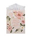 Every Good Gift Peach Floral Medium Gift Bag - James 1:17 | 中型禮物袋