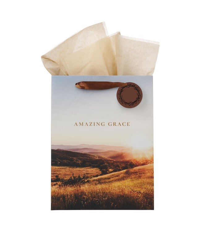 Amazing Grace Crown of Thorns Large Portrait Gift Bag | 大型禮物袋