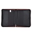 John 3:16 Two-Tone Brown Faux Leather Bible Cover With Cross | 仿皮聖經套