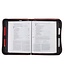 John 3:16 Two-Tone Brown Faux Leather Bible Cover With Cross | 仿皮聖經套
