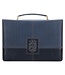 The Plans Modern Blue Grid Faux Leather Bible Cover - Jeremiah 29:11 | 仿皮聖經套