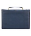 The Plans Modern Blue Grid Faux Leather Bible Cover - Jeremiah 29:11 | 仿皮聖經套