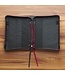 Faith Burnt Chestnut Brown Faux Leather Classic Bible Cover - Matthew 17:20 | 仿皮聖經套