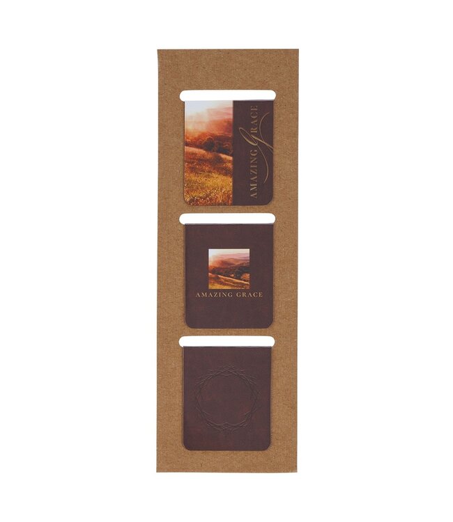 Amazing Grace Die-cut Magnetic Bookmark Set - Isaiah 53:3 | 磁性書籤套裝
