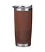 Faith Brown Stainless Steel Travel Tumbler - Matthew 17:20 | 不鏽鋼旅行杯
