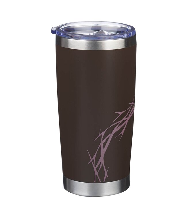 Amazing Grace Brown Stainless Steel Travel Tumbler | 不鏽鋼旅行杯